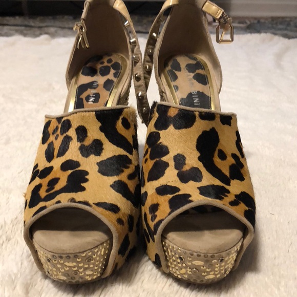 Gianni Bini leopard wedges - Picture 3 of 5